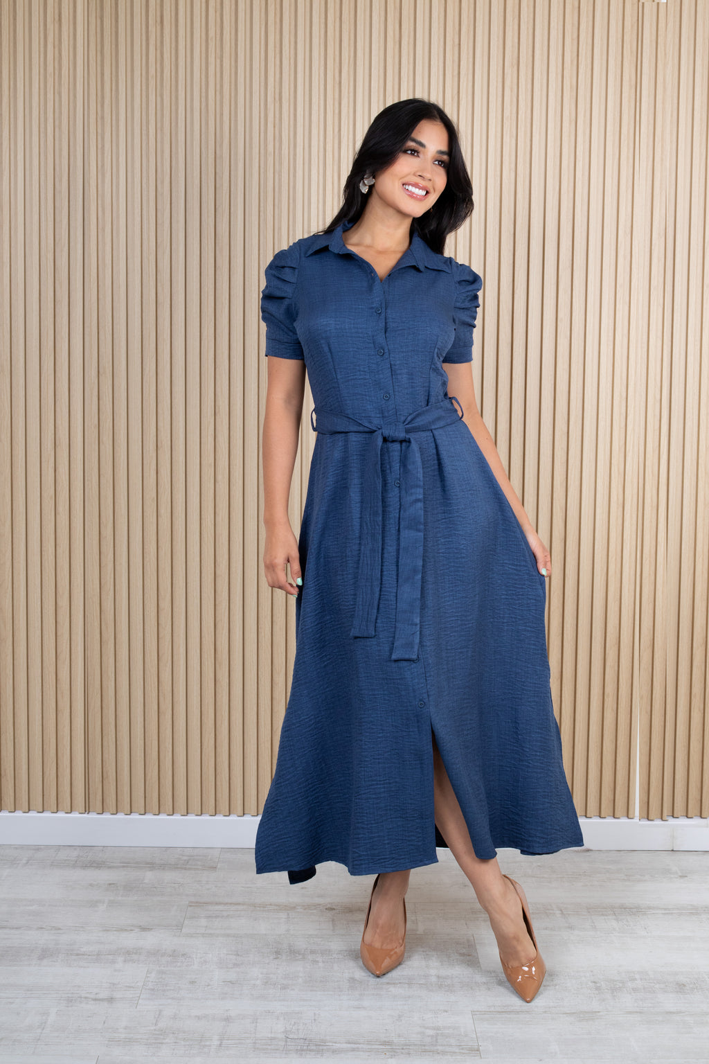 Vestido song unicolor
